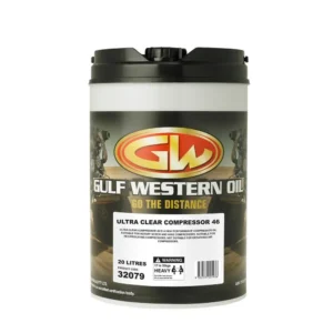 Gulf Western Ultra Clear Compressor Oil VG 46 20 Litre