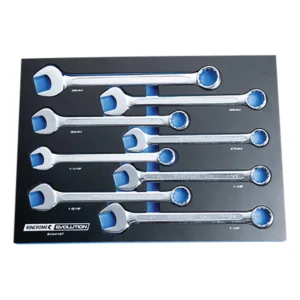 Kincrome Evolution Jumbo Spanner EVA Tray 8 Piece EVA412T