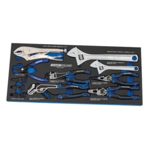 Kincrome Evolution Plier Wrench EVA Tray 8 Piece EVA440T