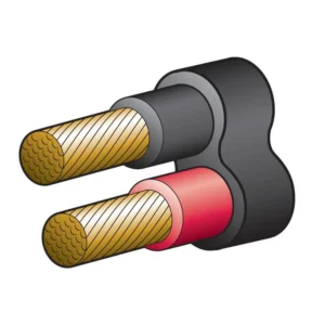 Narva Twin Core Cable 6 B&S 140A Red Black 50m